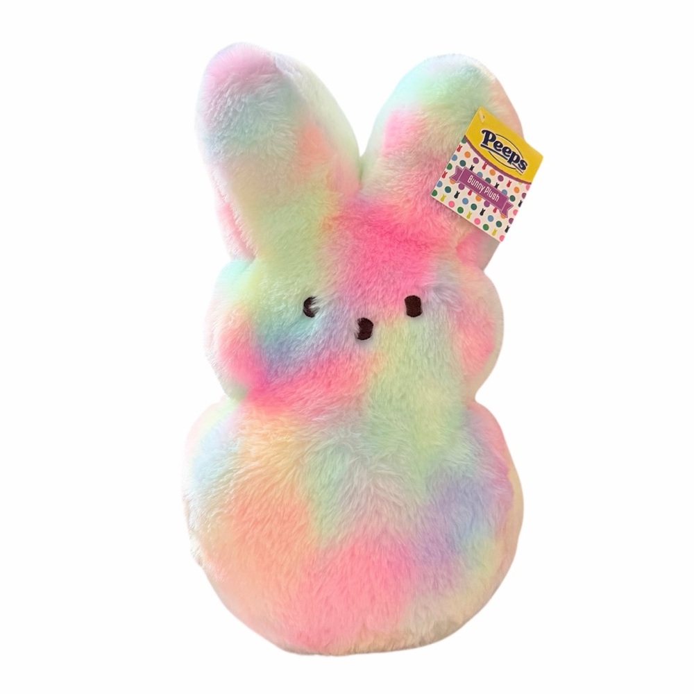 Peeps 17" Easter Rabbit Plush Tie Dye NEW